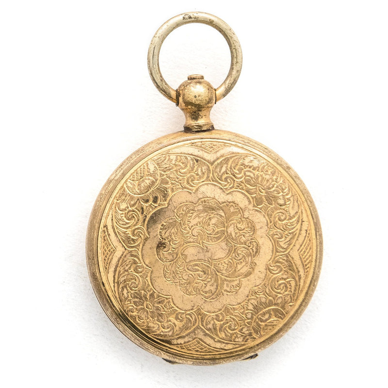 Wild Flower Pocket Watch Antique Locket - Luna & Stella