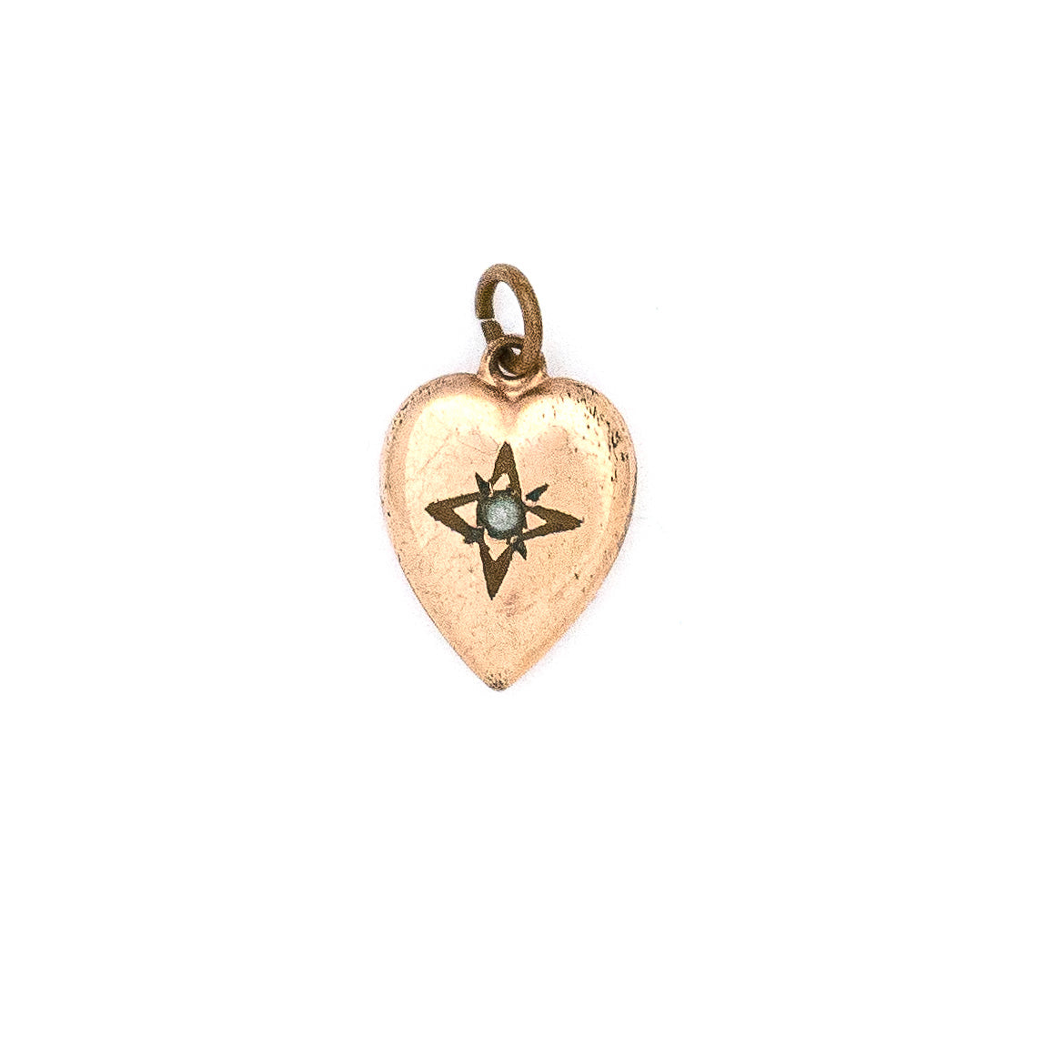 Petite Heart Lock Charm Necklace