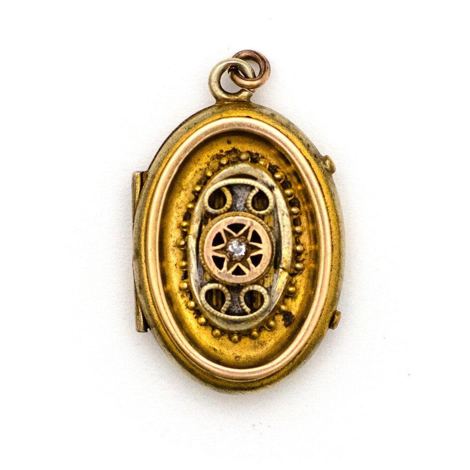 Clockworks Star Locket