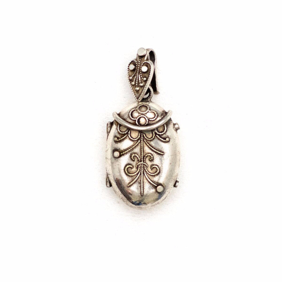 Sterling Silver Oval Locket